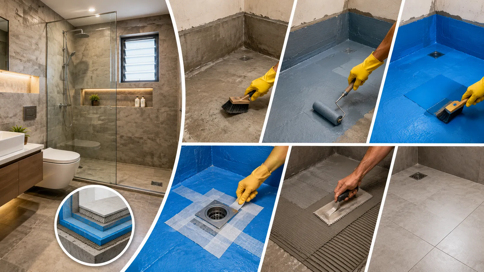 bathroom waterproofing step by step guide