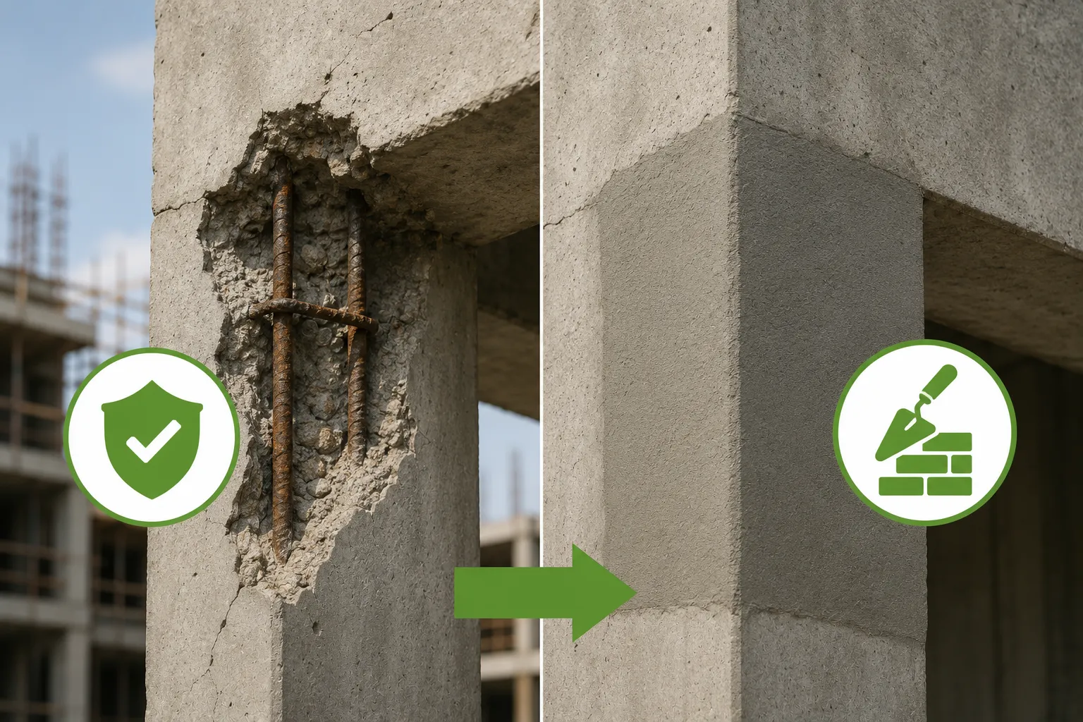 concrete spalling repair causes solutions