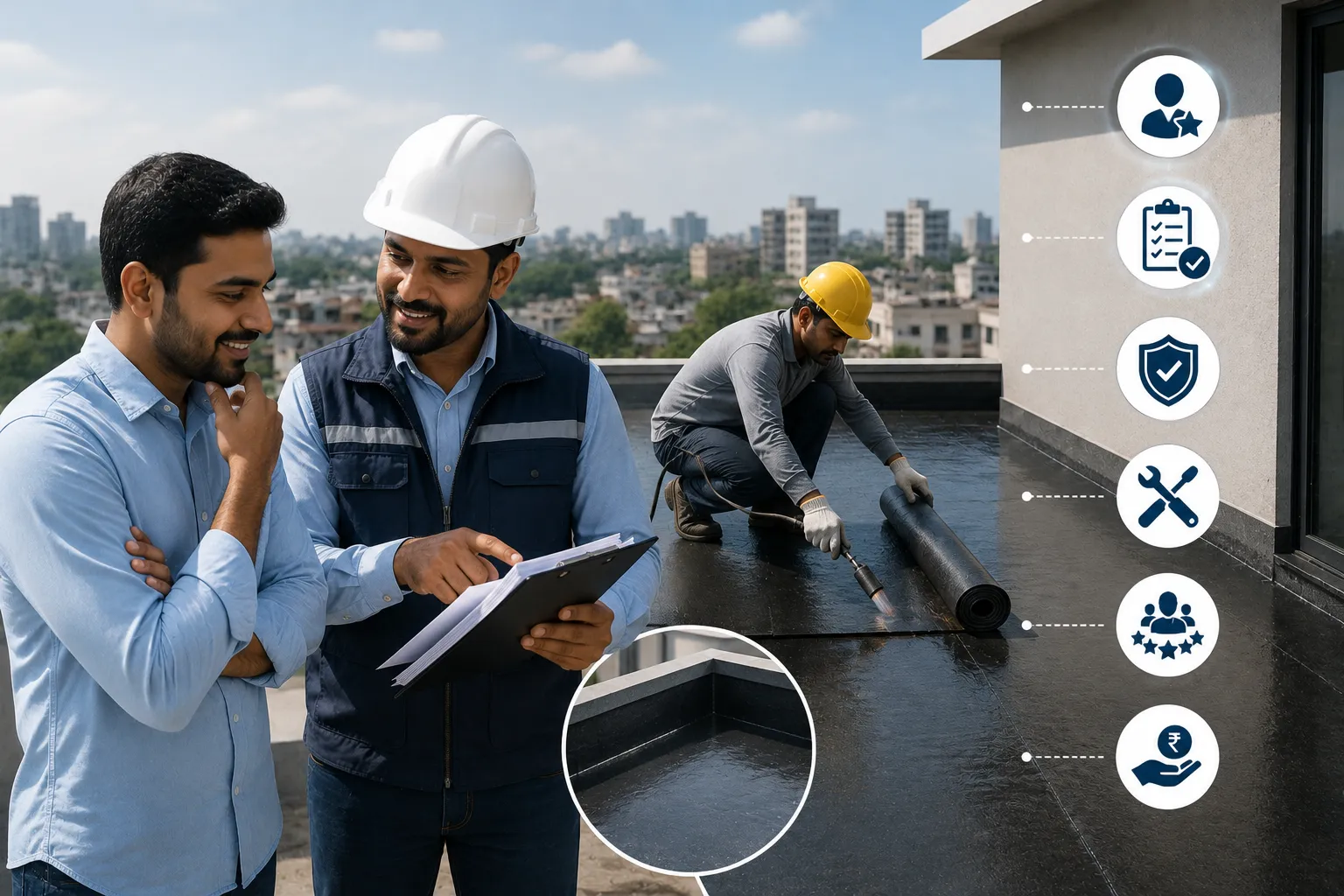 how to choose a roof waterproofing specialist in india
