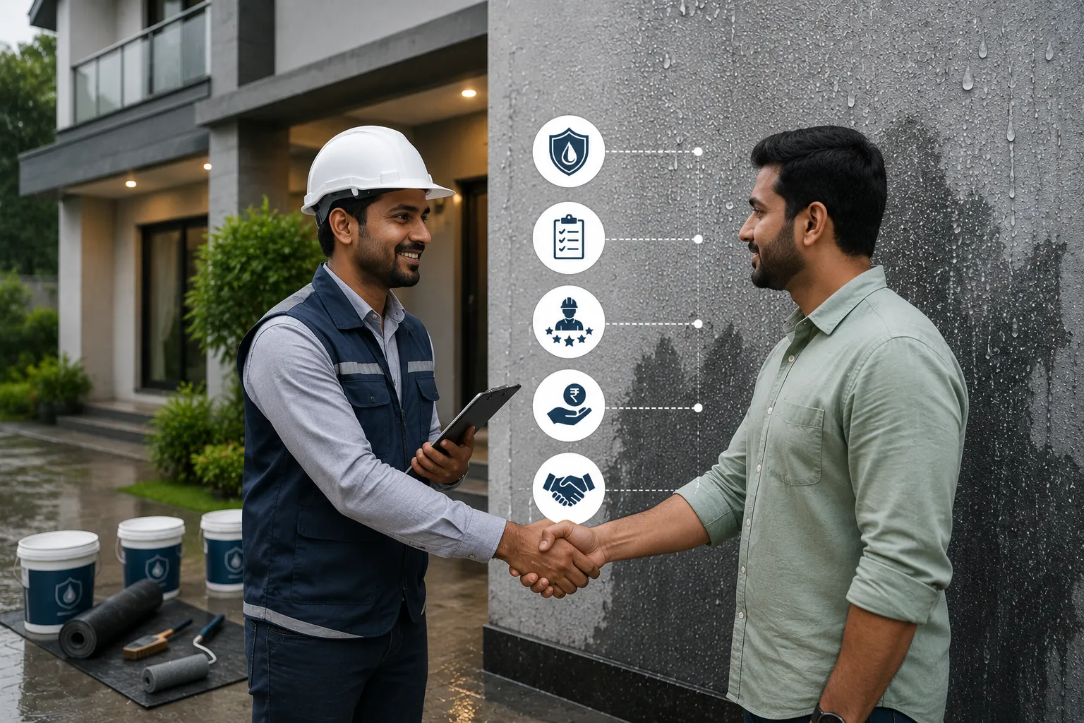 choose waterproofing contractor india