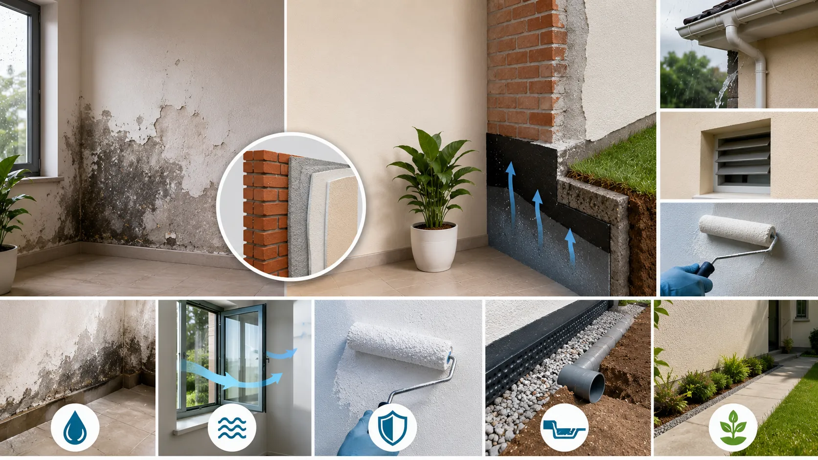 how to prevent dampness in walls