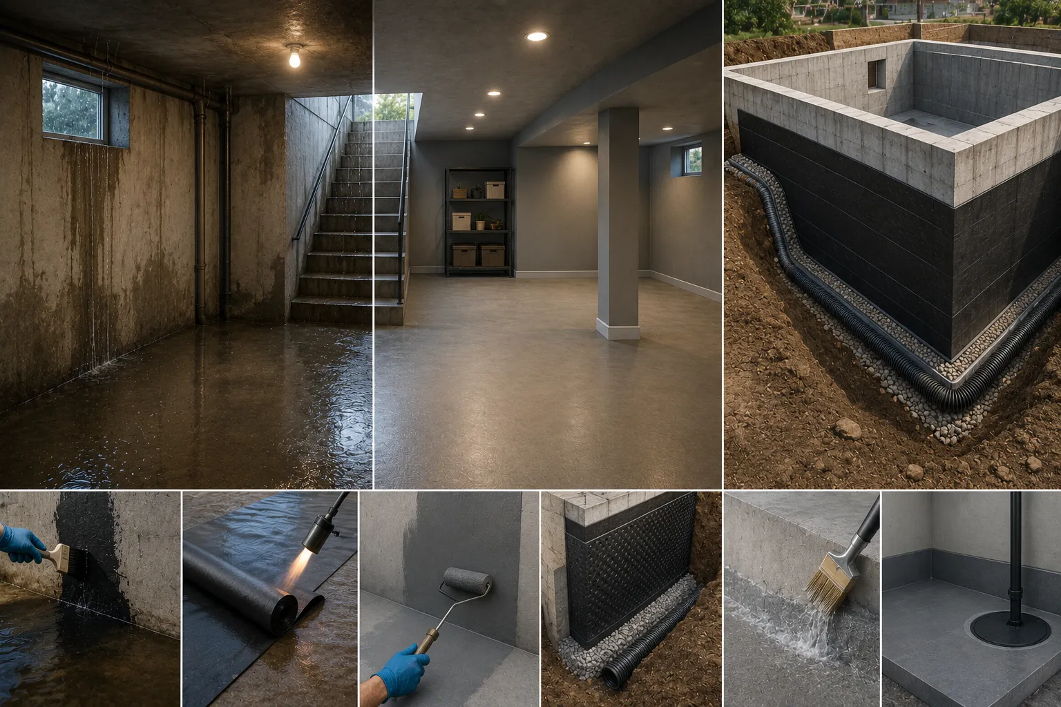 basement waterproofing methods