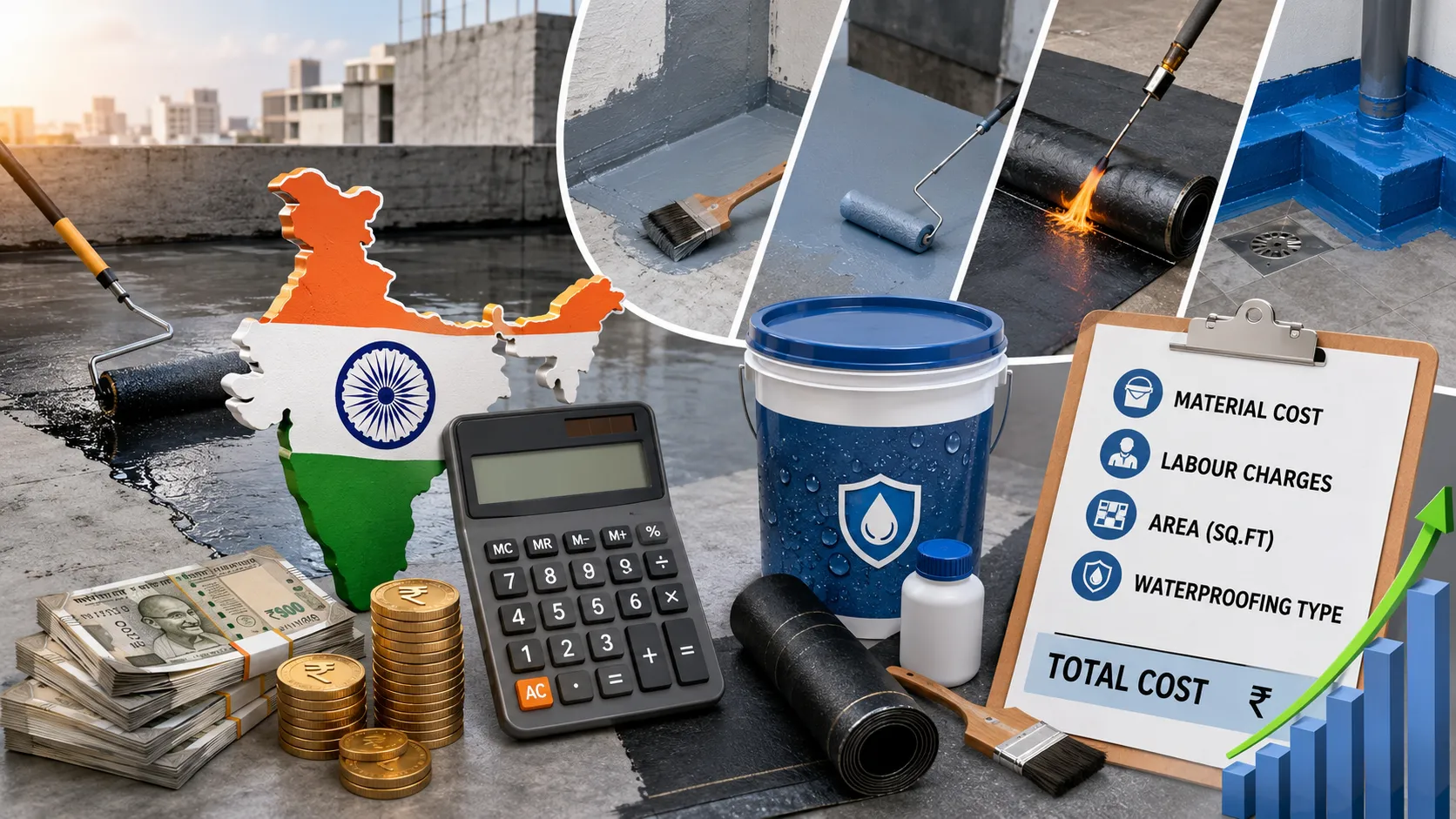 waterproofing cost in india complete guide