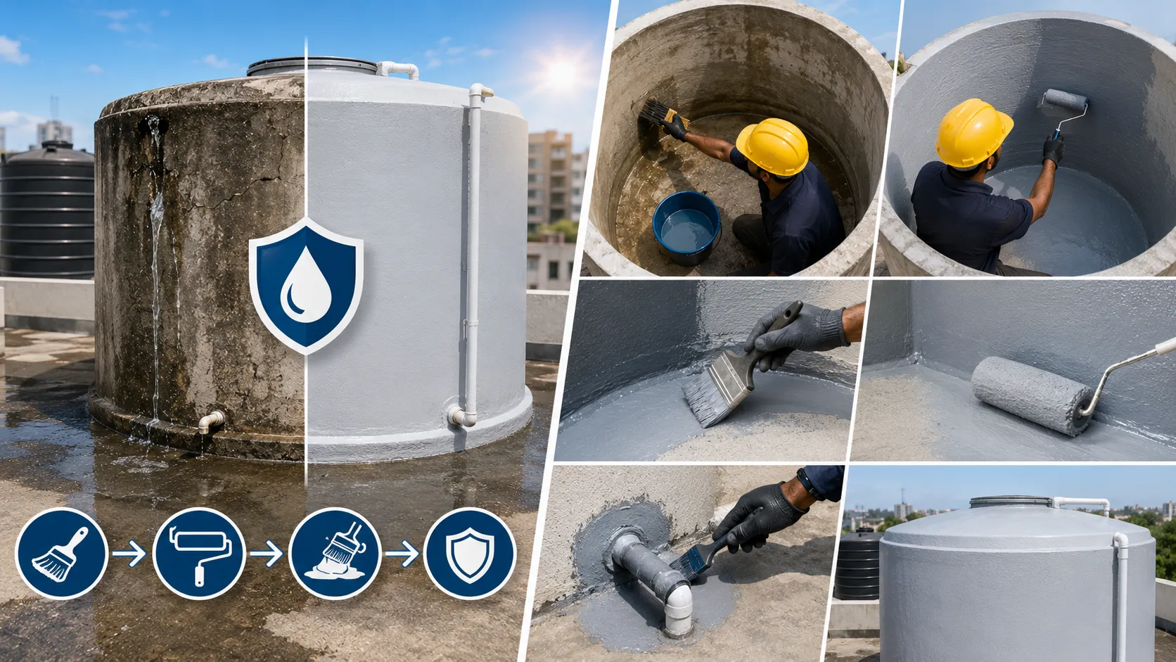 water tank waterproofing guide